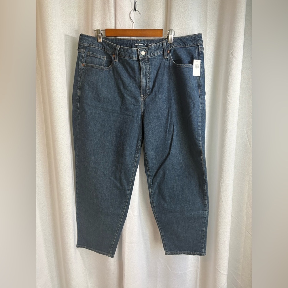 OLD NAVY OG Straight High Rise Stretch Jeans Size 20 NWT Plus Size 0399